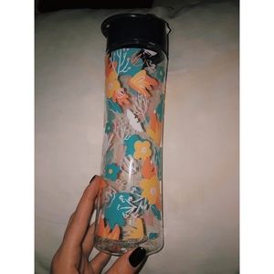 Floral water bottle